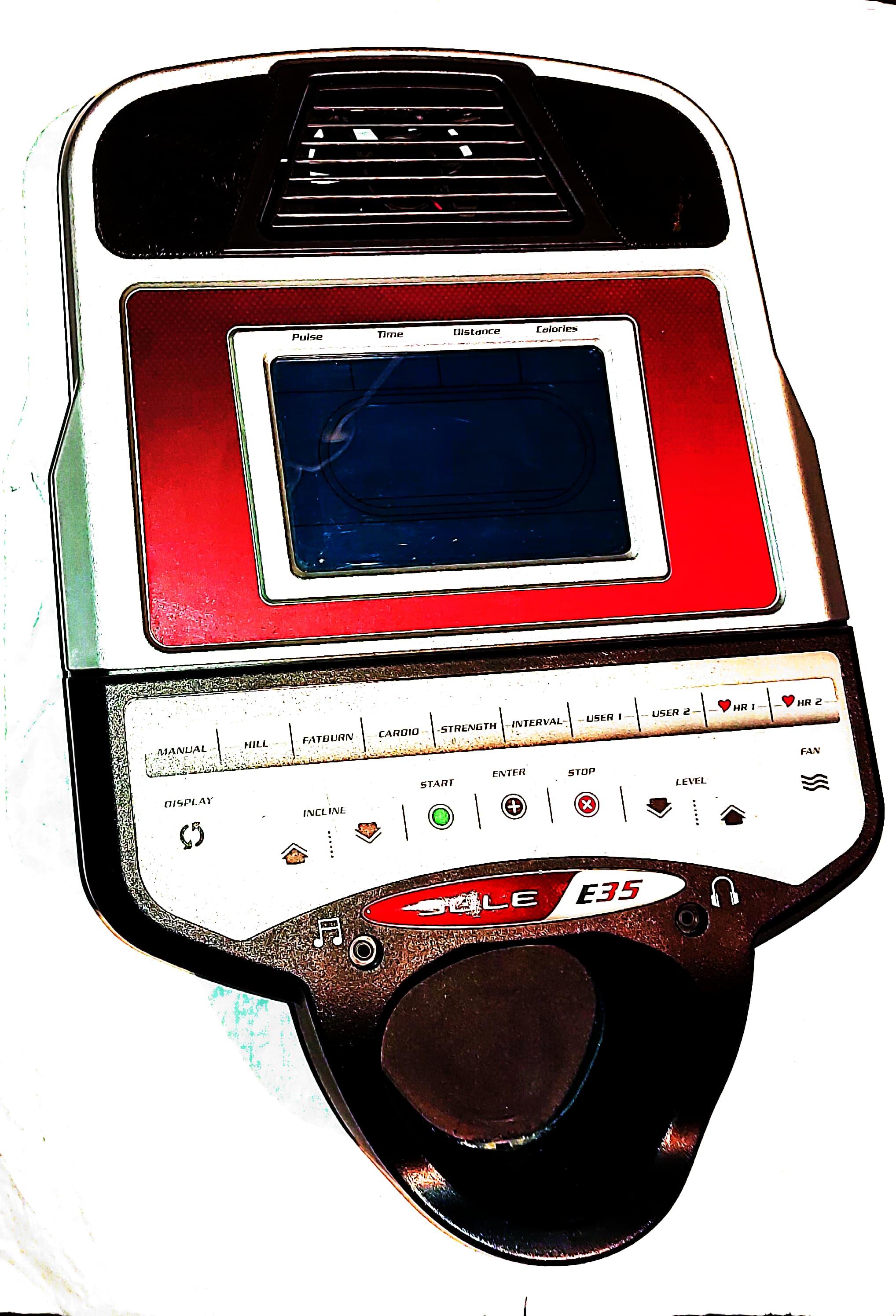 Sole Fitness-E35 Elliptical Console - 2012 Sole E35 p/n RZ5YE002A