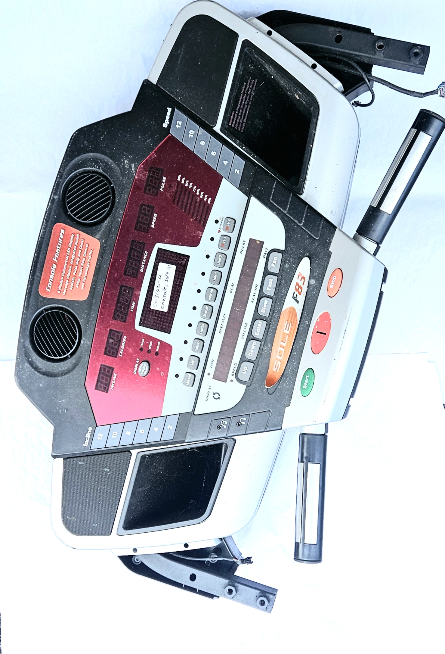 Sole Fitness F83 Console p/n 003140