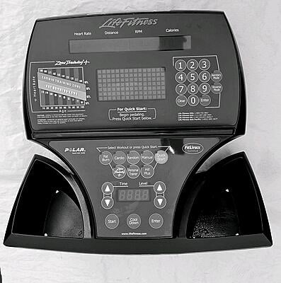 Life fitness CT9500 Elliptical Console (Used) p/n AK61-00111-0001