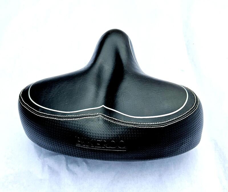 Bikeroo Oversized Bike Seat for Peloton Bike & Bike+, Exercise or Road Bikes - Compatible Bicycle Saddle Replacement with Wide Cushion for Men & Womens Comfort Bikeroo Oversized Bike Seat for Peloton Bike & Bike+, Exercise or Road Bikes - Compatible Bicycle Saddle Replacement with Wide Cushion for Men & Womens Comfort