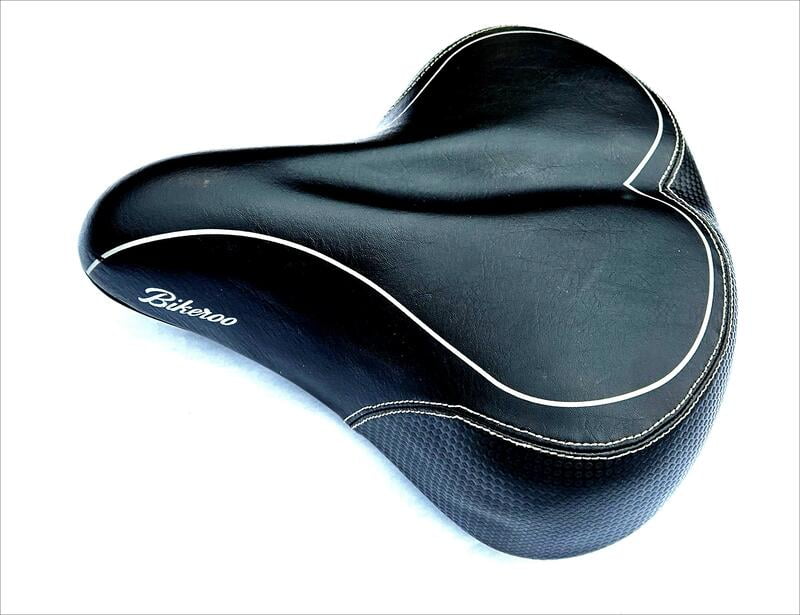 Bikeroo Oversized Bike Seat for Peloton Bike & Bike+, Exercise or Road Bikes - Compatible Bicycle Saddle Replacement with Wide Cushion for Men & Womens Comfort Bikeroo Oversized Bike Seat for Peloton Bike & Bike+, Exercise or Road Bikes - Compatible Bicycle Saddle Replacement with Wide Cushion for Men & Womens Comfort