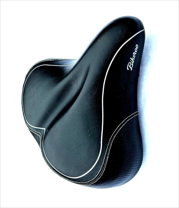 Bikeroo Oversized Bike Seat for Peloton Bike & Bike+, Exercise or Road Bikes - Compatible Bicycle Saddle Replacement with Wide Cushion for Men & Womens Comfort Bikeroo Oversized Bike Seat for Peloton Bike & Bike+, Exercise or Road Bikes - Compatible Bicycle Saddle Replacement with Wide Cushion for Men & Womens Comfort