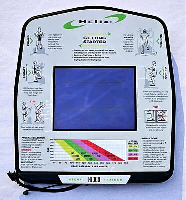 Helix H1000 Lateral Trainer Console Helix H1000 Lateral Trainer Console