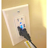 Smart Electrical  USB  LED Outlet Charger