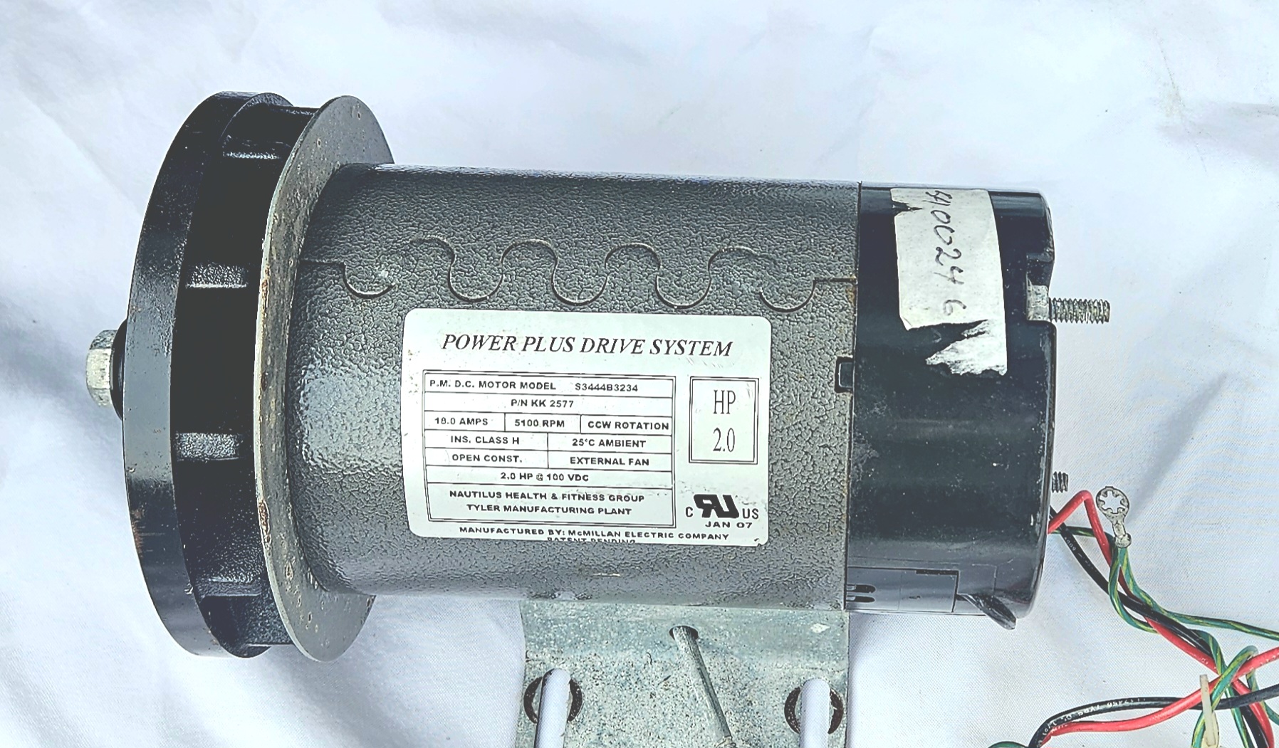 Keys Fitness 4500t 2HPTreadmill Drive Motor p/n KK2577