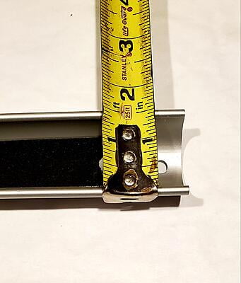 Sole Elliptical Aluminum Track  (Pair) p/n M030006-XG E25, E55, E95