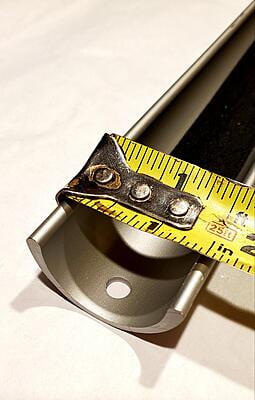 Sole Elliptical Aluminum Track  (Pair) p/n M030006-XG E25, E55, E95