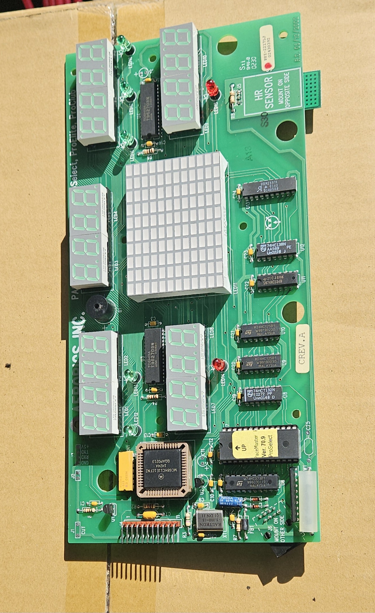 Pacemaster Pro Plus II Treadmill Display Board Pacemaster Pro Plus II Treadmill Display Board