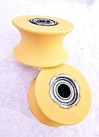 Sole Fitness Elliptical Yellow Ramp Slide Wheel Roller Pair,   Part RP060103-01