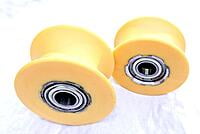Sole Fitness Elliptical Yellow Ramp Slide Wheel Roller Pair,   Part RP060103-01