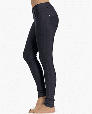 Hanes Mid-Rise Denim Jeggings Hanes Mid-Rise Denim Jeggings