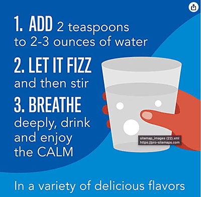 Natural Vitality Calm, The Anti-Stress Drink Mix, Magnesium Supplement Powder, Raspberry Lemon - 20 ounce