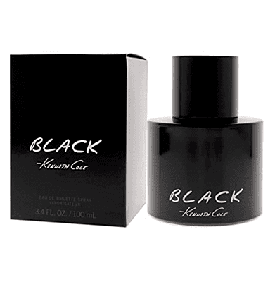 Kenneth Cole Black Eau de Toilette Spray Cologne for Men, 3.4 FL OZ