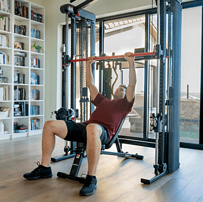 Inspire Fitness SF3 Smith Functional Trainer with Folding Bench