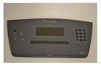 Vision Fitness TF20 Treadmill OVERLAY U EN Classic p/n 1000220023