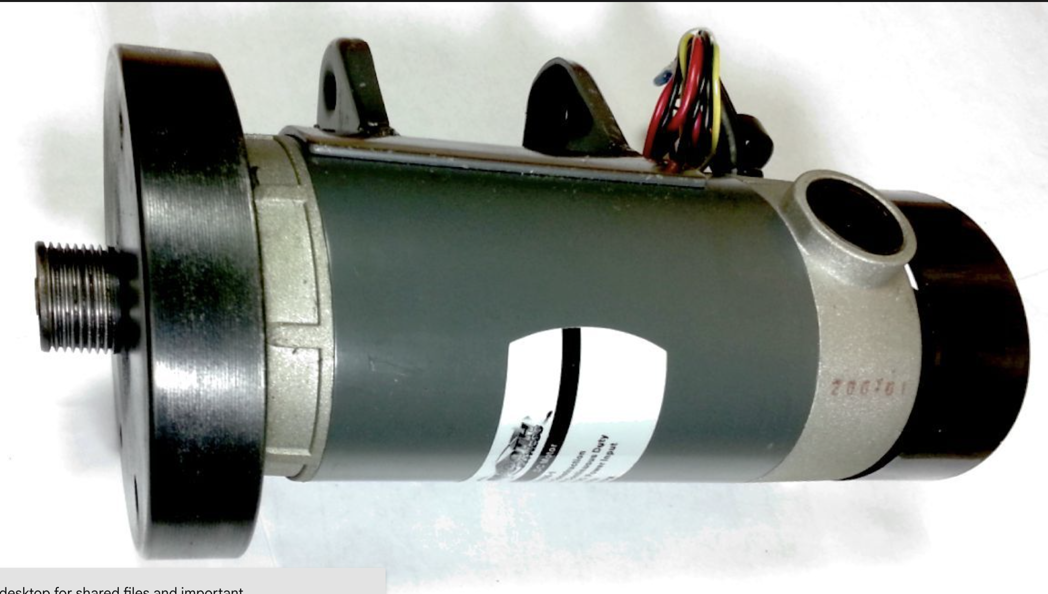 Smooth Fitness 5.25 Treadmill Drive Motor pn GMCD105-1