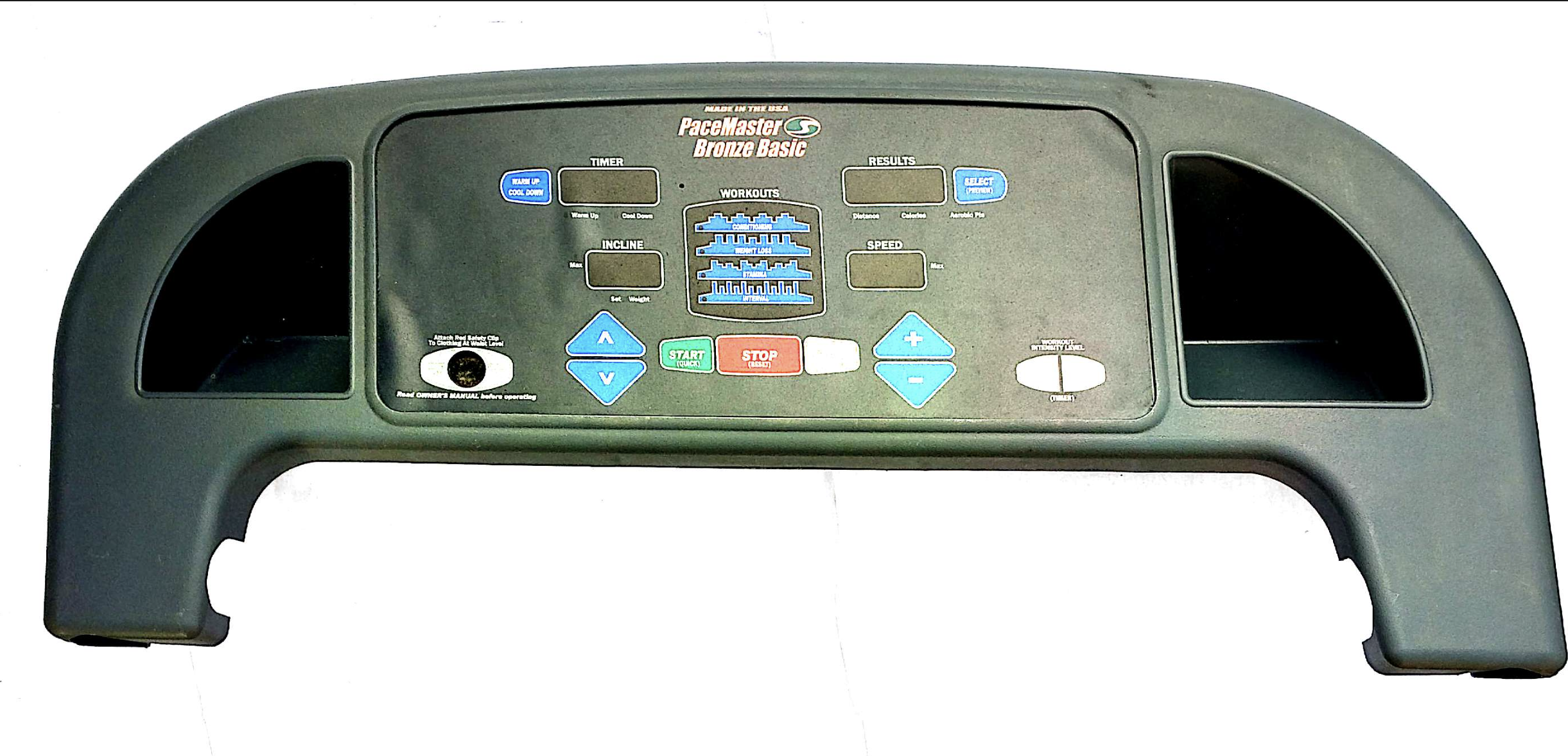 Pacemaster Bronze Basic Treadmill Console