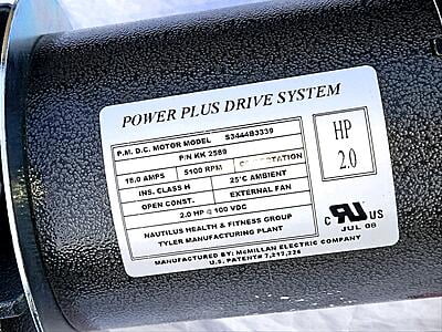 Trimline T345.1 Treadmill Drive Motor p/n kk2589. 18A, 2HP, 5100 RPM, Trimline T345.1 Treadmill Drive Motor p/n kk2589. 18A, 2HP, 5100 RPM,