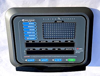 Vision Fitness 3600HRT Bike Console Vision Fitness 3600HRT Bike Console