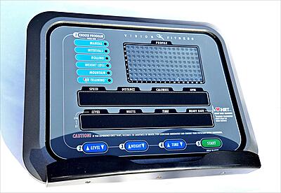 Vision Fitness 3600HRT Bike Console