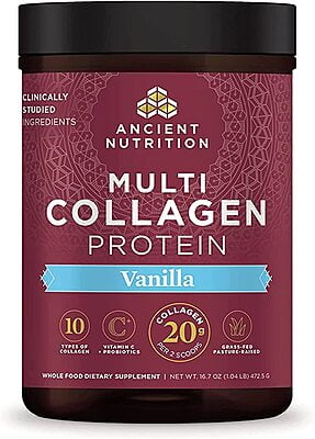 Collagen Powder Protein. Vanilla Protein Powder, 45 Servings, 16.7oz