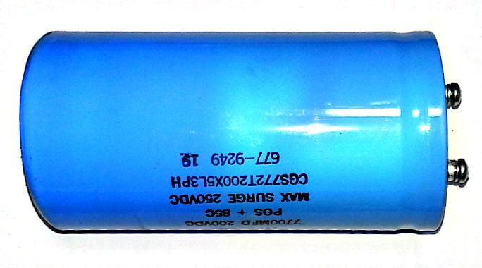 Trotter 525 Treadmill Power Capacitor