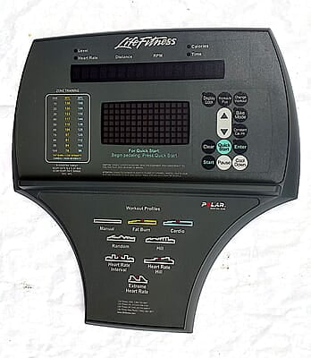 Life Fitness   Recumbent Bike Console p/n  AK39-00071-0001