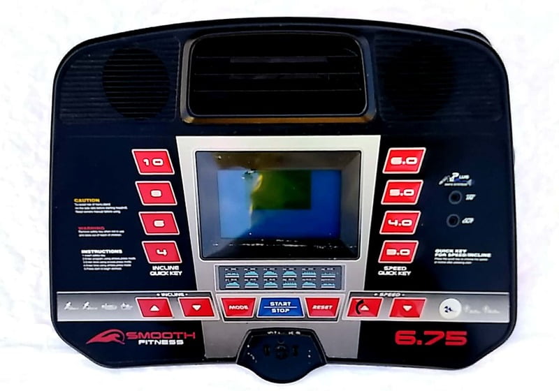 Smooth Fitness 6 75 Treadmill Console