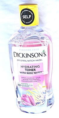 Dickinson's Witch Hazel Hydrating Toner with Hyaluronic Acid, Vitamin E & Rose Water