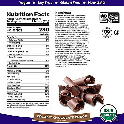 Orgain Organic Vanilla Bean Workout Protein 2.74lbs Orgain Organic Vanilla Bean Workout Protein 2.74lbs