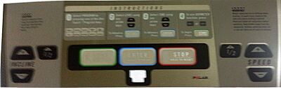 Horizon Fitness PST8 Treadmill Console Overlay (Lower) S.N TM164