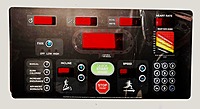Star Trac TRx Console Overlay Faceplate Star Trac TRx Console Overlay Faceplate