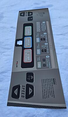 Horizon Fitness PST8 Treadmill Console Overlay (Lower) S.N TM164