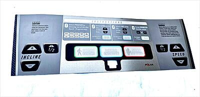 Horizon Fitness PST8 Treadmill Console Overlay (Lower) S.N TM164