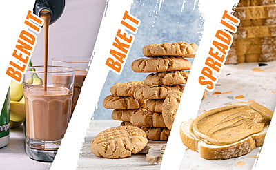 PBfit All-Natural Peanut Butter Powder, Powdered Peanut Spread From Real Roasted Pressed Peanuts, 8g of Protein, 30 Ounce (Pack of 1)