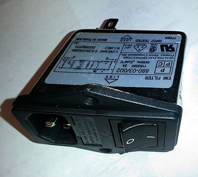Precor Elliptical Power Entry Module  p/n 12167-102 or 12167102