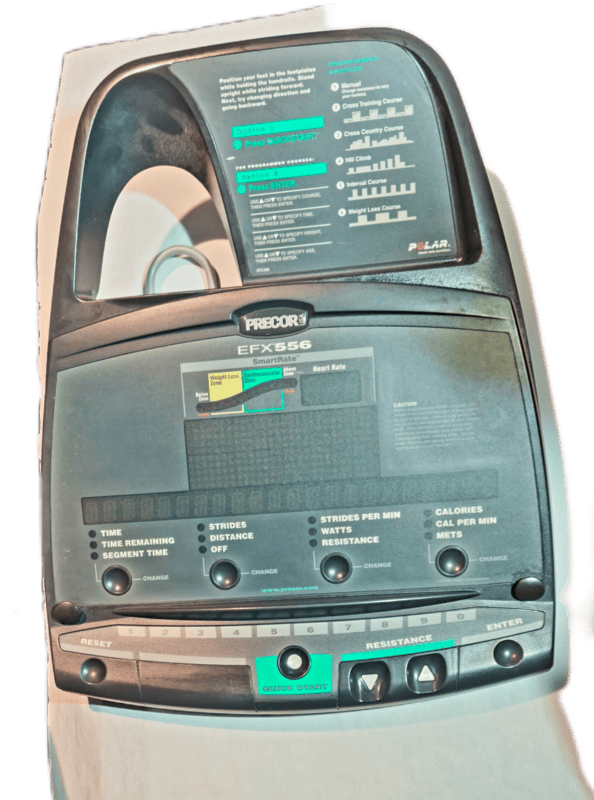 Precor EFX556 Elliptical Crosstrainer Console