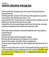 Speed Sensor - Cybex 600T