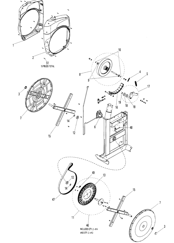 Elliptical Hub Pulley Installation