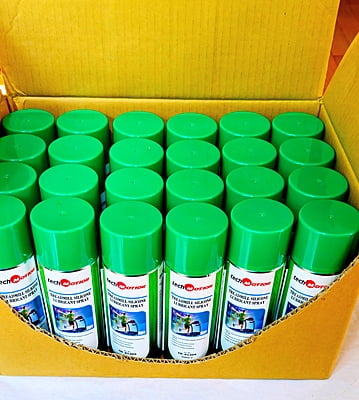 Techmotion 100% Silicone Treadmill Lubricant Spray - Case p/n TM-01309C